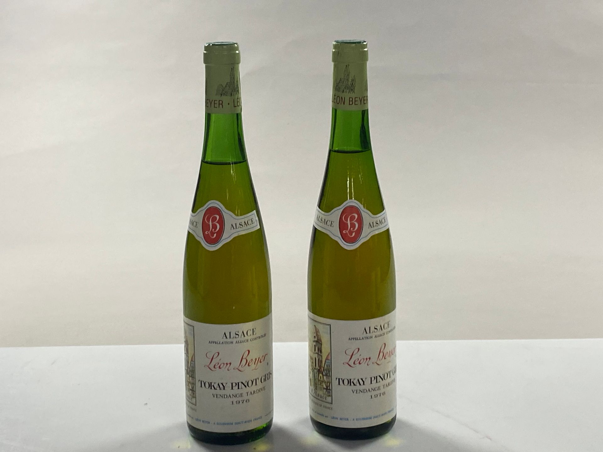 Null 2 Flaschen Tokay Pinot Gris Spätlese 1976 Léon Beyer