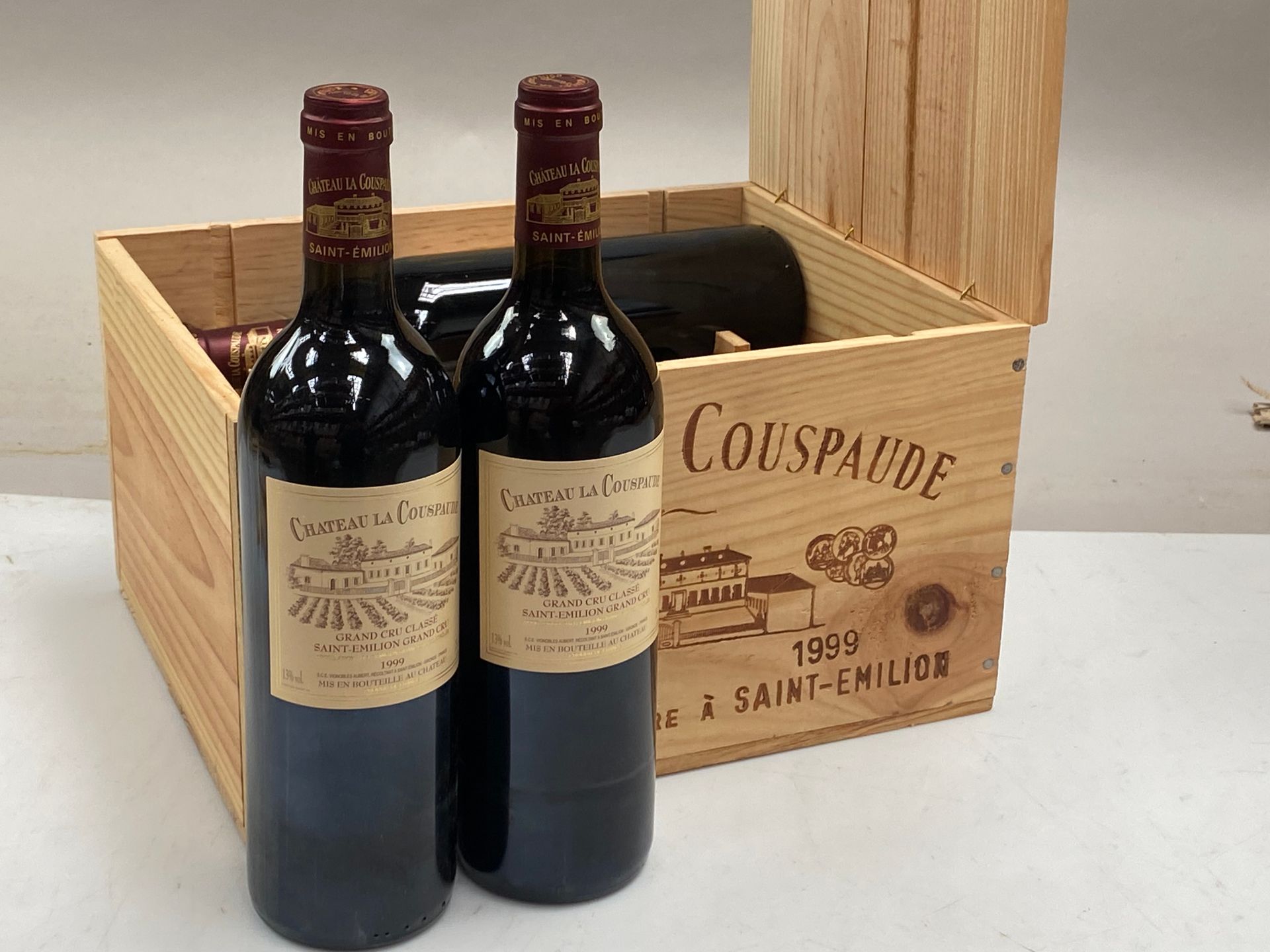 Null 6 bouteilles Château La Couspaude 1999 GCC Saint-Emilion CB