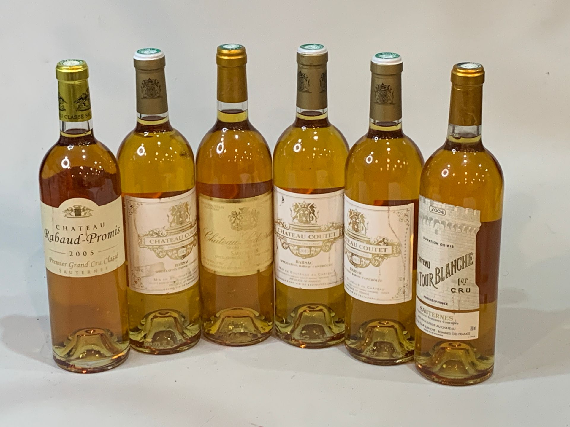 Null 6 bouteilles : 1 bouteille CHÂTEAU SUDUIRAUT 1998 1ER cc Sauternes, 3 boute&hellip;