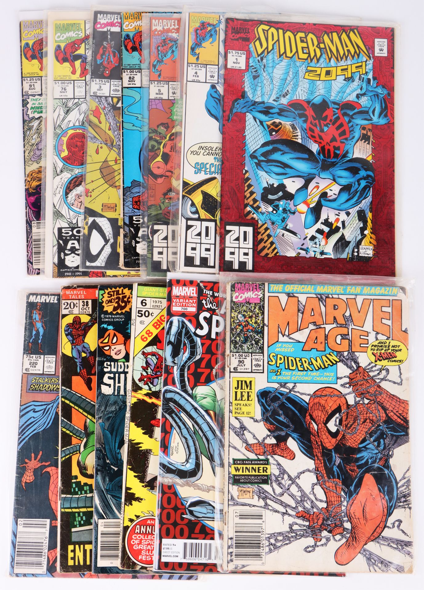 Fumetti Marvel da collezione dell'Uomo Ragno, tra cui Gi…