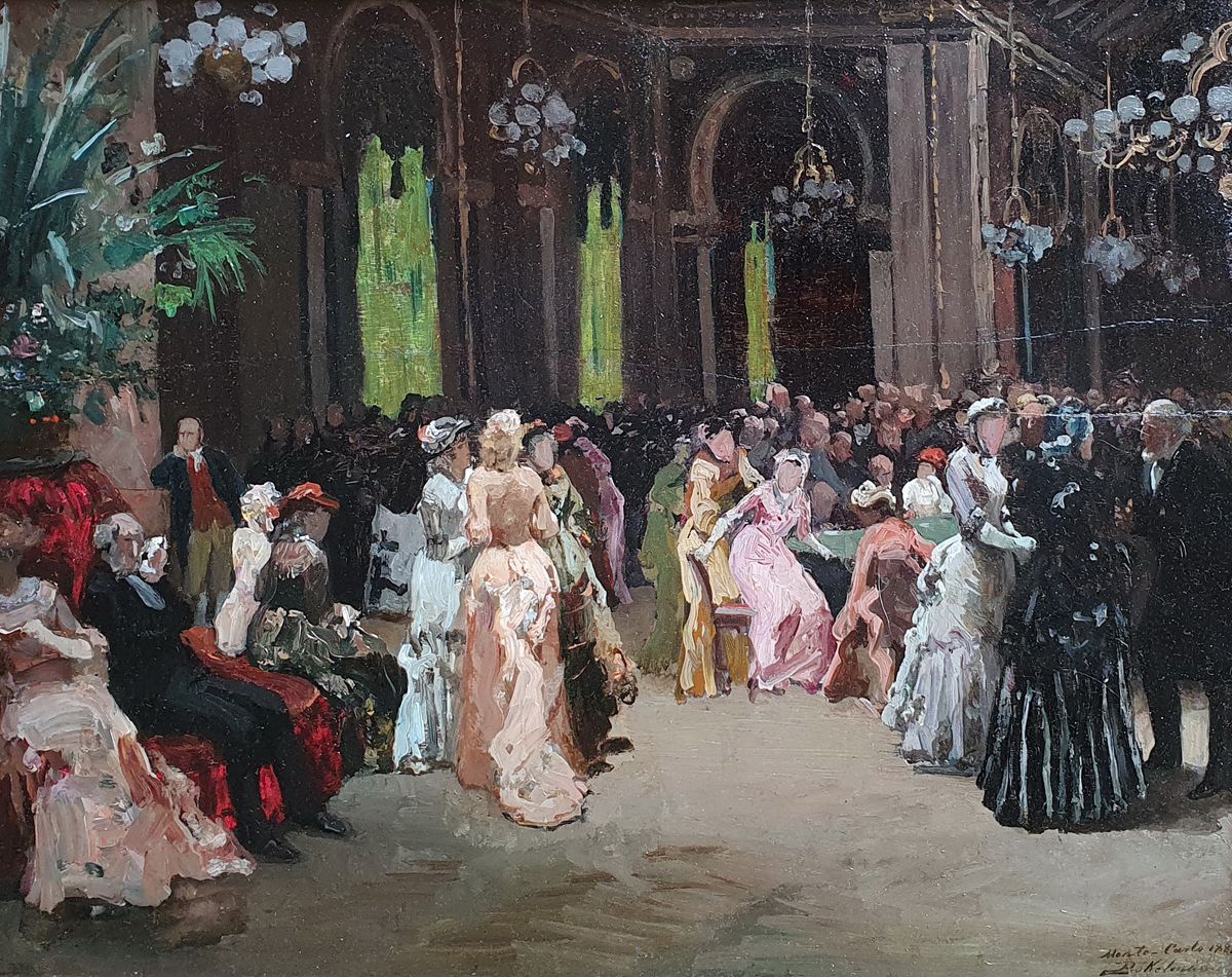 Christian Ludwig BOKELMANN (1844-1894) Casino de Monte-Carlo, 1882
Oil on panel &hellip;