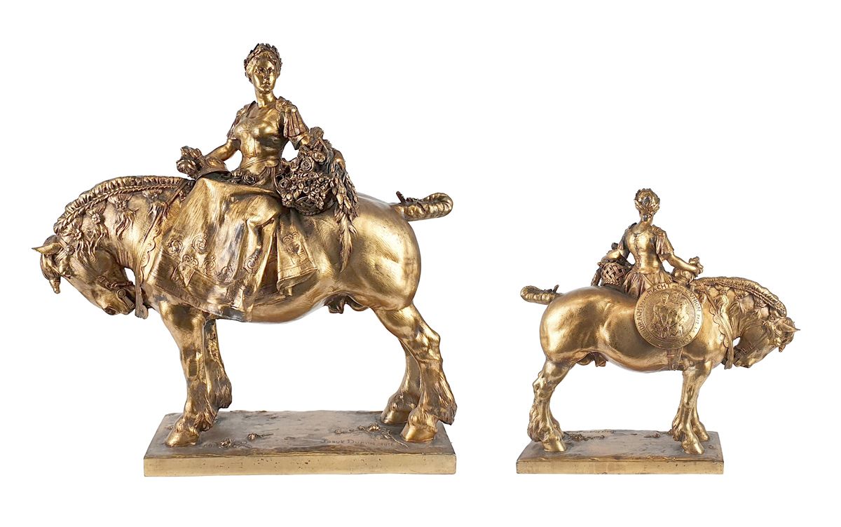Josué Dupon (1864-1935) Allegorie des Friedens, (1916)
Gran escultura de bronce &hellip;