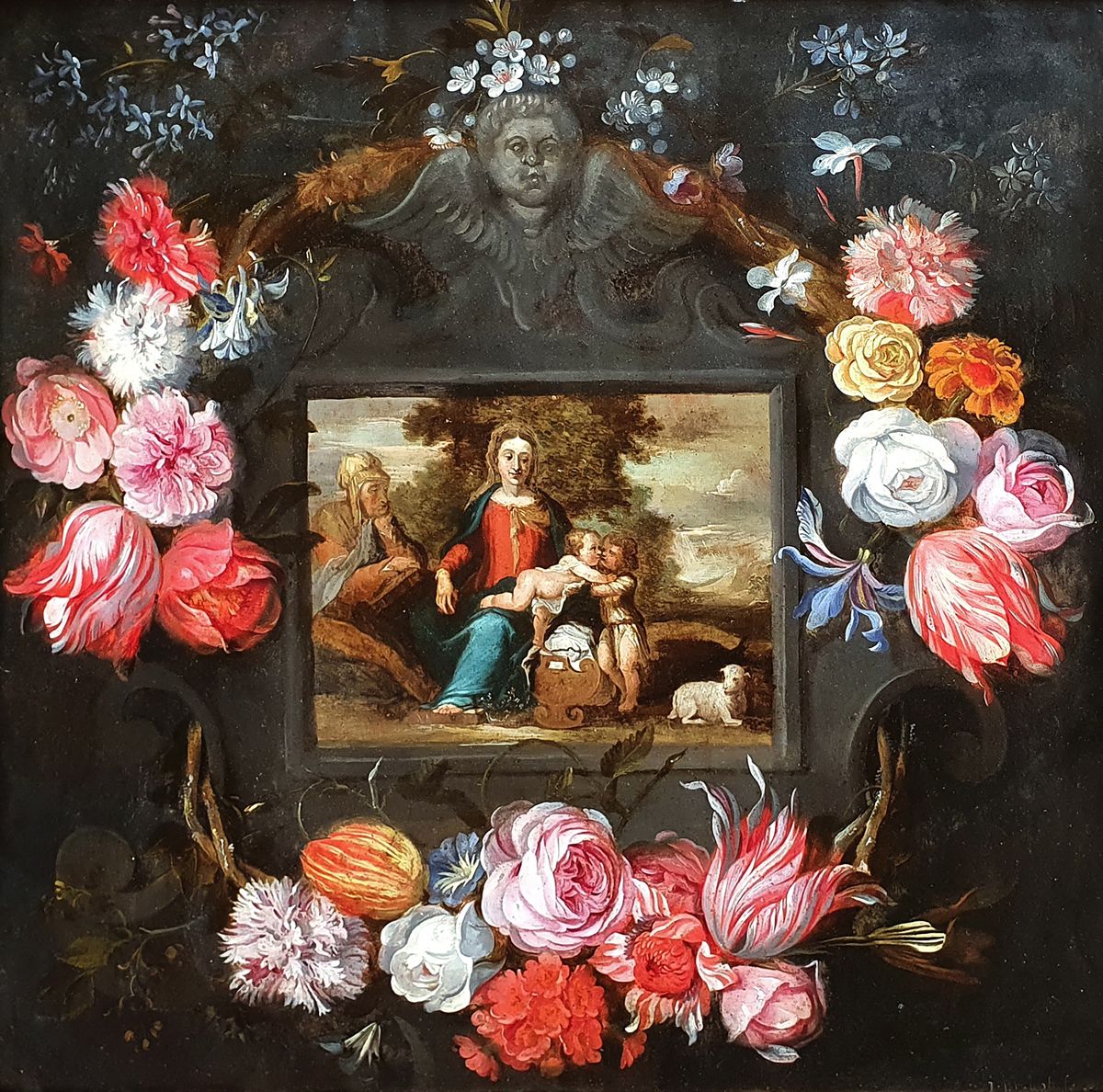 JAN PIETER BRUEGHEL (1628-1664) Jungfrau und Kind mit Johannes und Anna
Öl auf K&hellip;