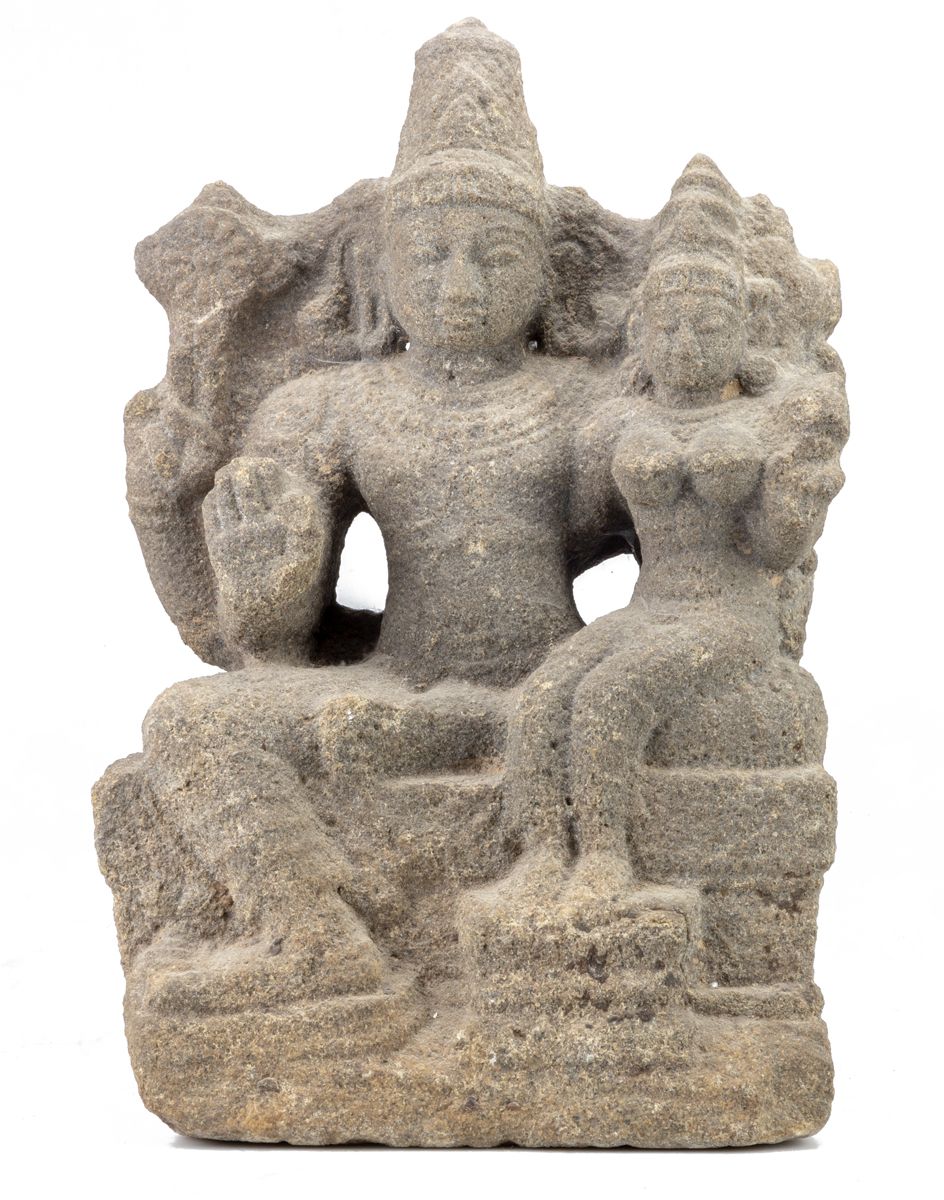 INDE DU SUD, DYNASTIE CHOLA 12ème SIECLE Shiva and Parvati
In carved stone on a &hellip;