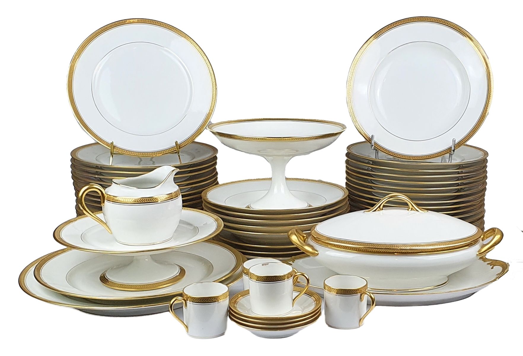 F. LEGRAND & Cie LIMOGES, France Elegante set da tavola da 54 pezzi
In porcellan&hellip;