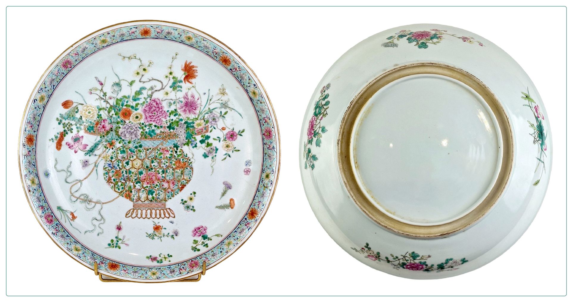 CHINE, vers 1900 CHINE, VERS 1900

Grand plat

----------

En porcelaine blanche&hellip;