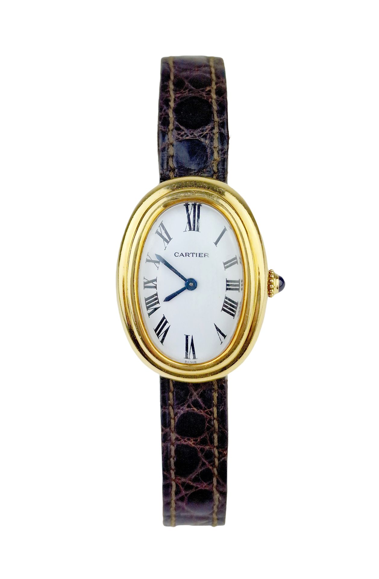 CARTIER Baignoire watch

-In 18k (750) yellow gold, white dial, Roman numerals, &hellip;