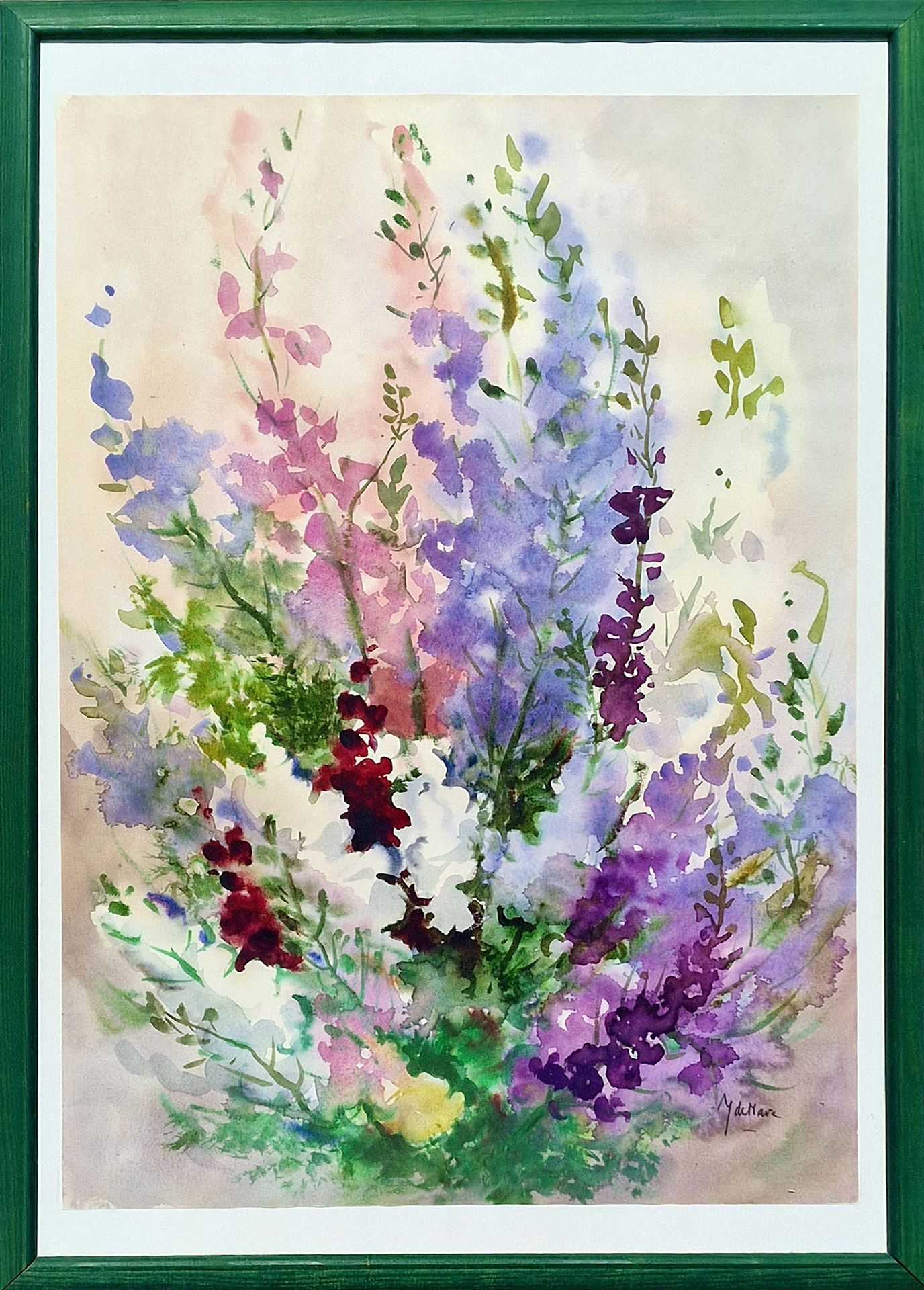 YVES DE MARE (1924-1998) 鸢尾花喷雾



纸上水彩画，右下角有签名。

尺寸：54 x 37 cm

免费优惠