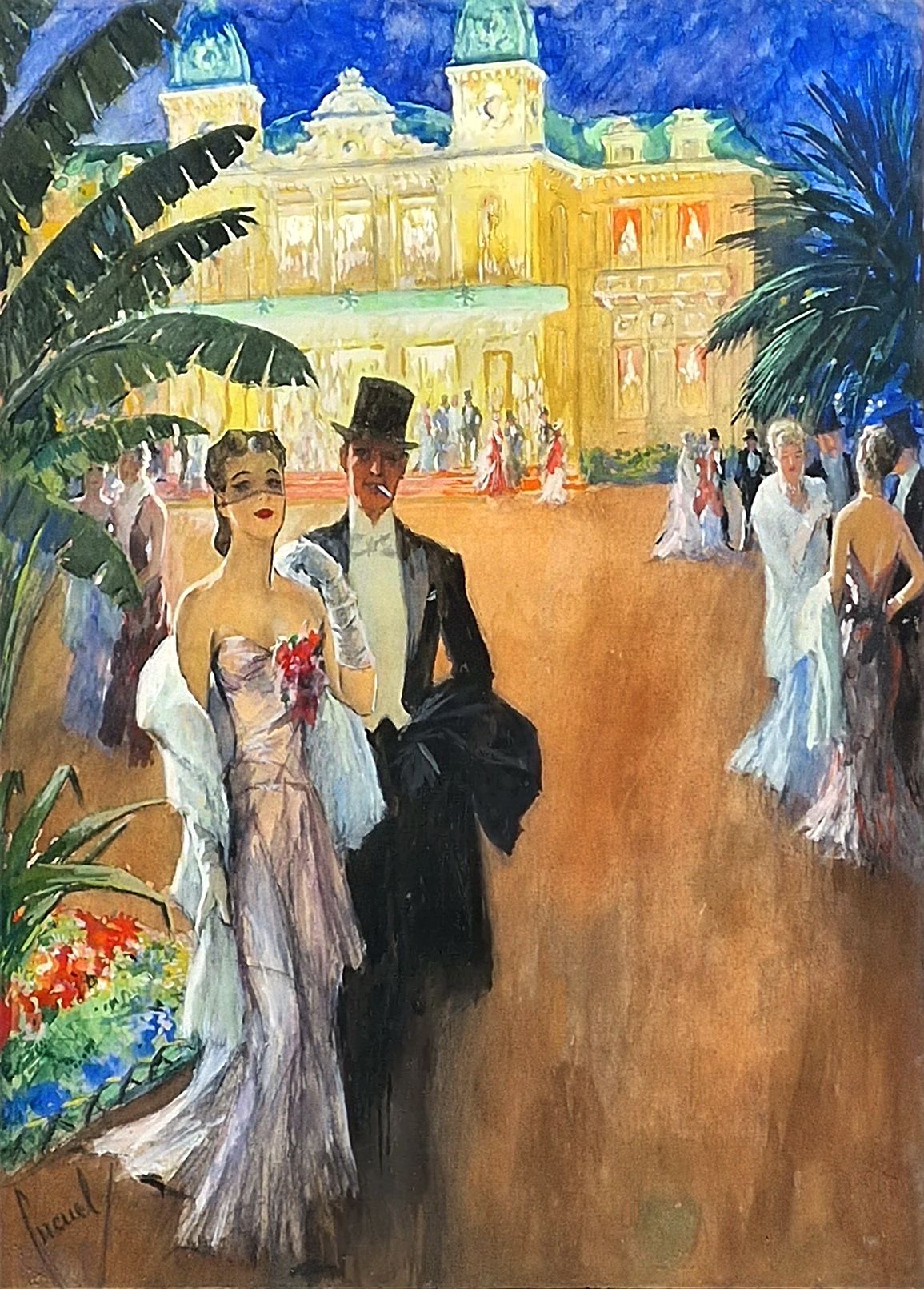 EDWARD CUCUEL (1875-1954) Das Kasino von Monte Carlo



Aquarell auf Papier

Sig&hellip;