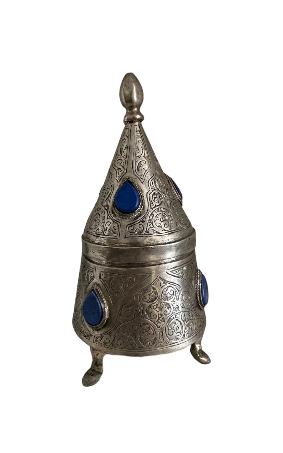 Ottoman silver Murassa Jewelry Box Boîte à bijoux Murassa ottomane du 19e siècle&hellip;