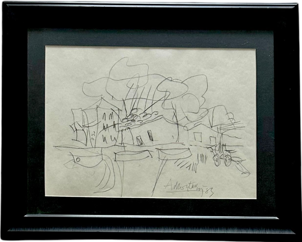 Adnan Turani Drawing Pencil Paint Adnan Turani Signed, 1983, pencil on paper 25 &hellip;