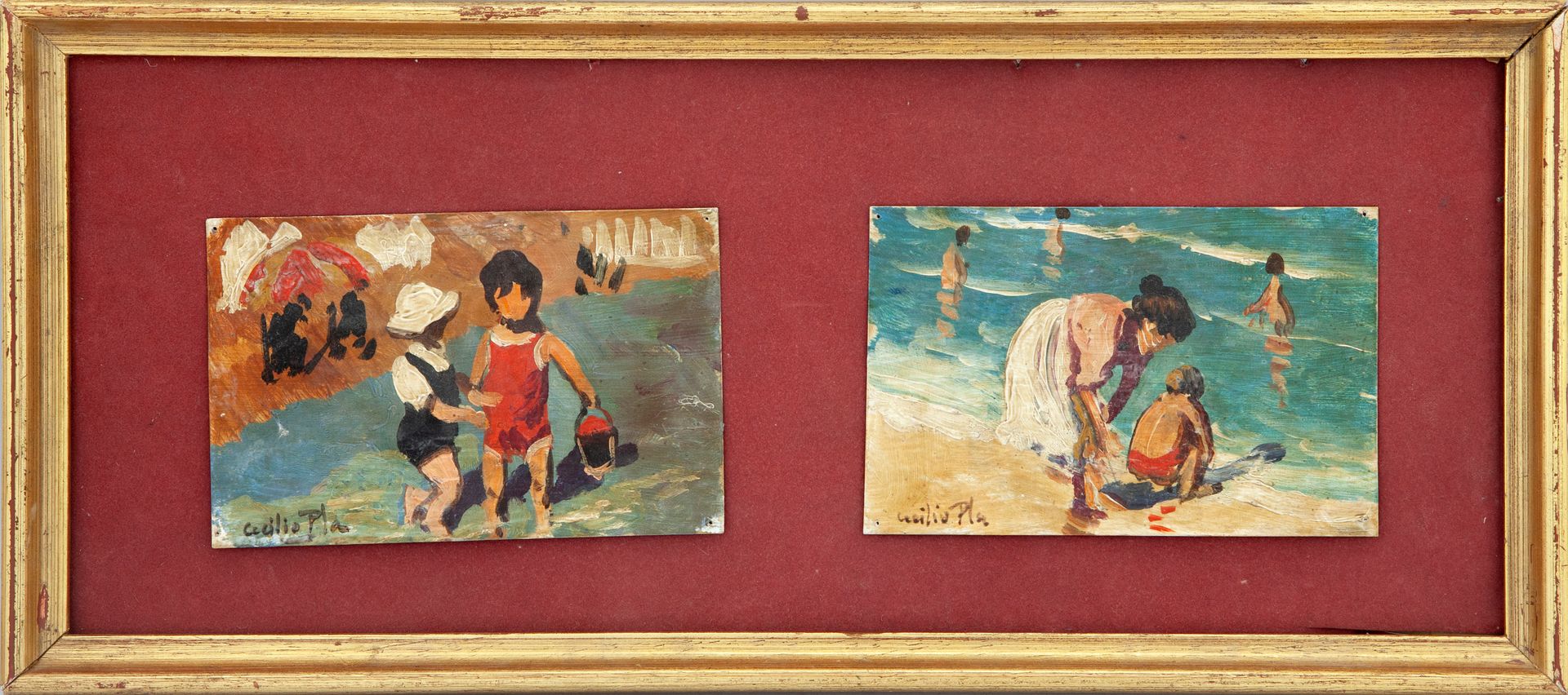CECILIO PLA Y GALLARDO (1860 - 1934). Peintre valencien …