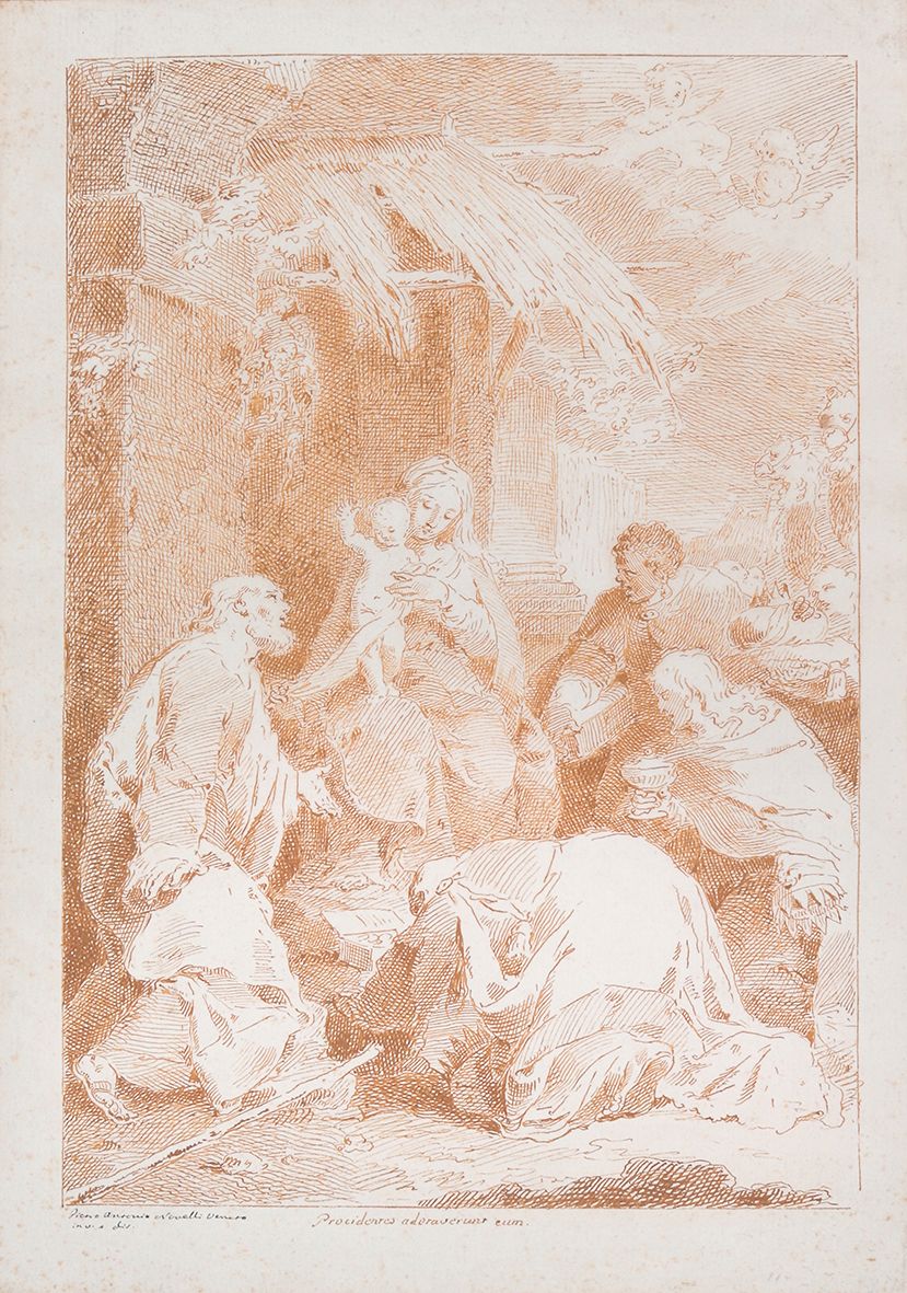 Null Pietro Antonio NOVELLI (Venise, 1729 - 1804)
L'Adoration des Mages
Plume et&hellip;