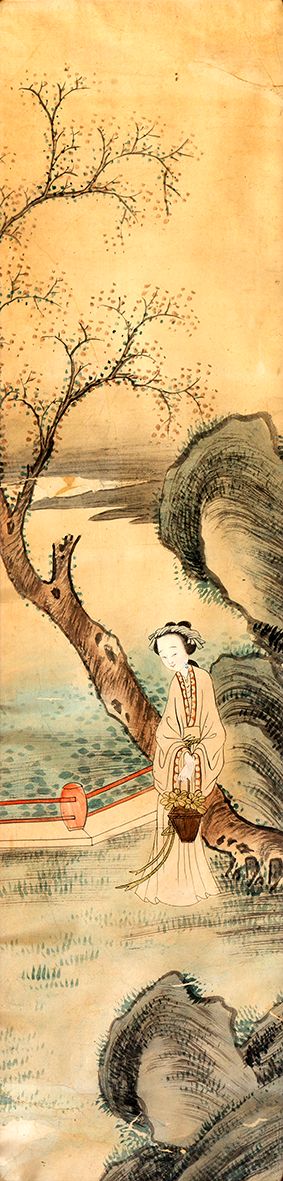 Null Chine, fin de la période Qing (1644-1912)
Aquarelle sur papier représentant&hellip;
