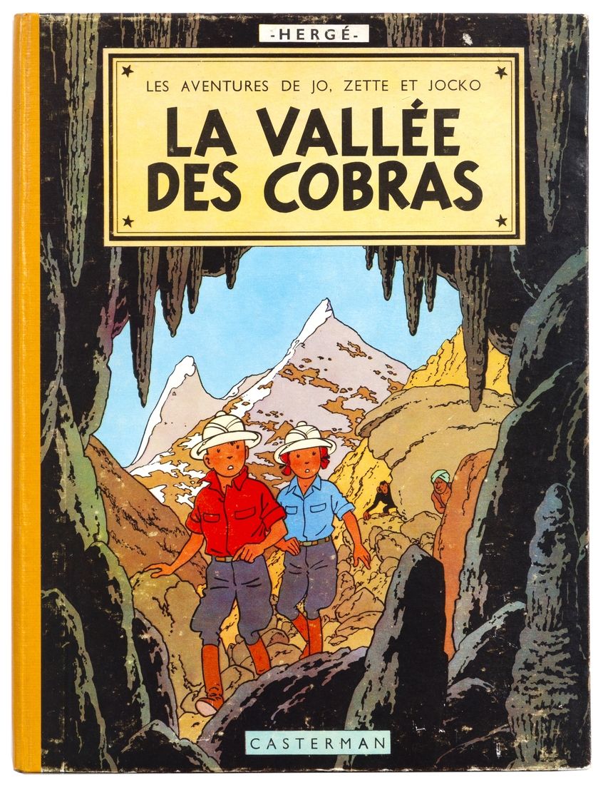 Jo et Zette : La Vallée des Cobras, édition originale de 1957 (B20 bis). Très bo&hellip;