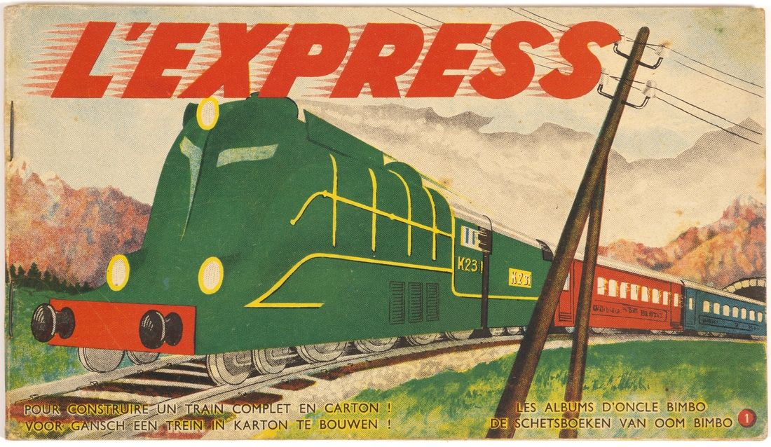Jacobs : L'Express, pour construire un train complet en carton (Les Albums d'onc&hellip;