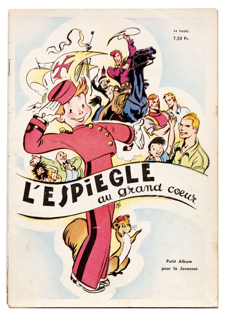 Spirou : L'Espiègle au grand coeur, édition originale de 1943. Très bon état (dé&hellip;