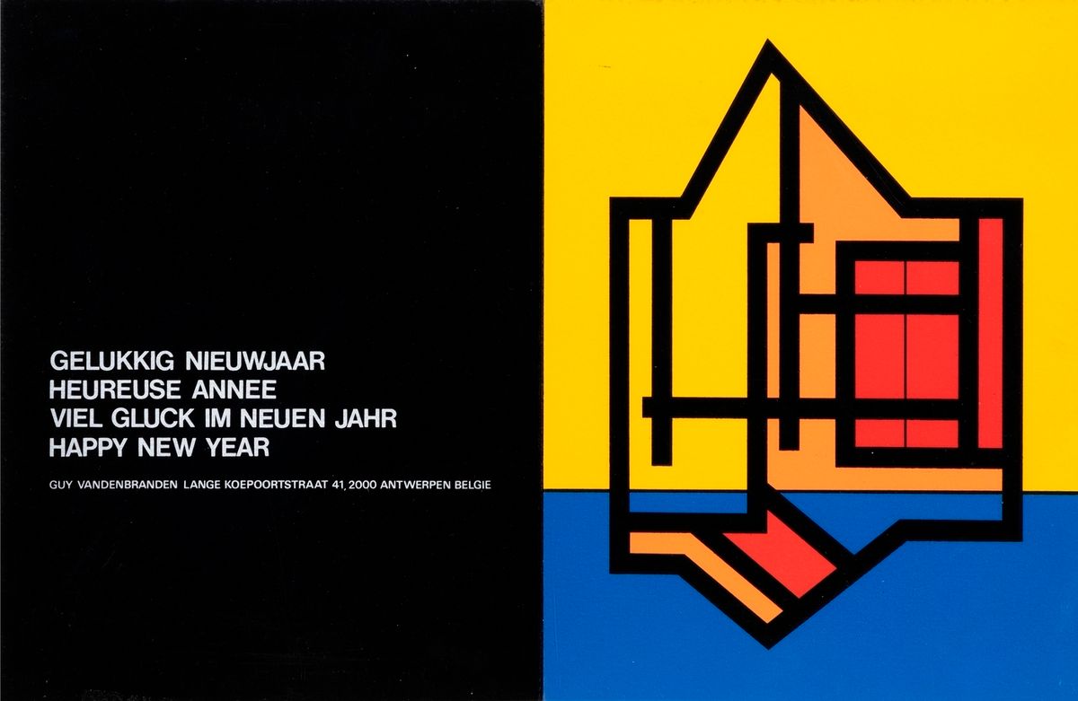 Null Guy VANDENBRANDEN (1926-2014)
Gelukkig Nieuwjaar (projet de carte de voeux)&hellip;