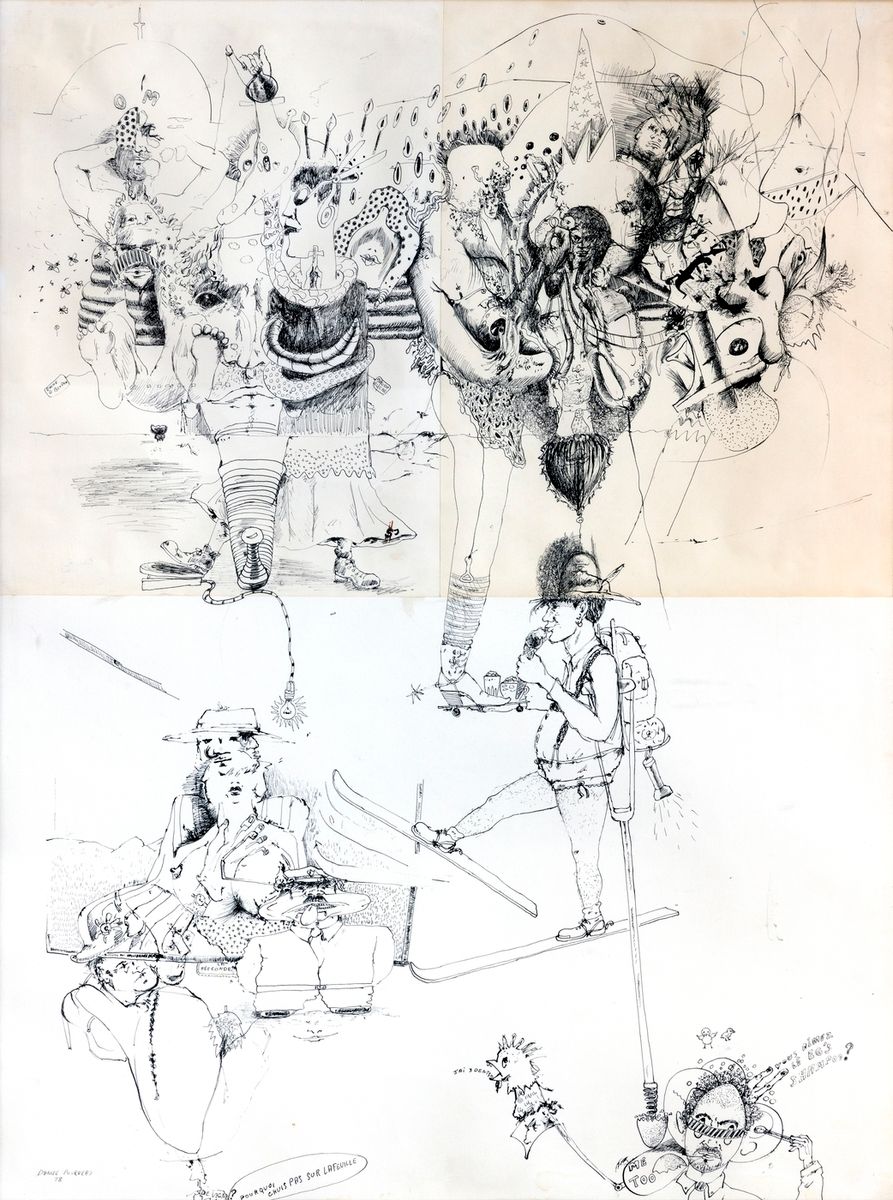 Null Daniel FOURNEAU (1953)
Sans titre, 1978
Encre et collage sur papier
Signé e&hellip;