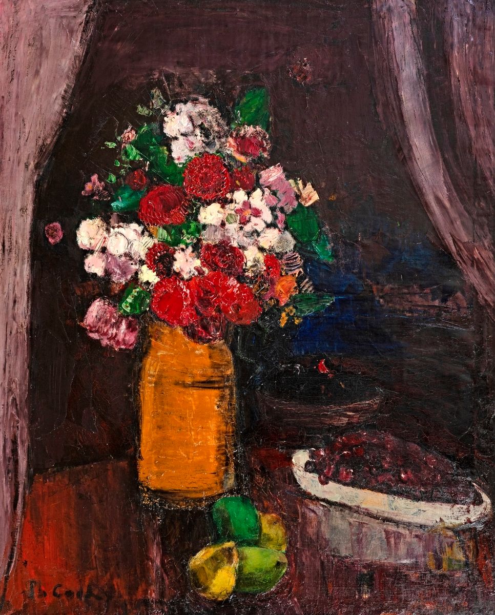 Null Philibert COCKX (1879-1949)
Nature morte aux fleurs, 1929
Huile sur toile
S&hellip;