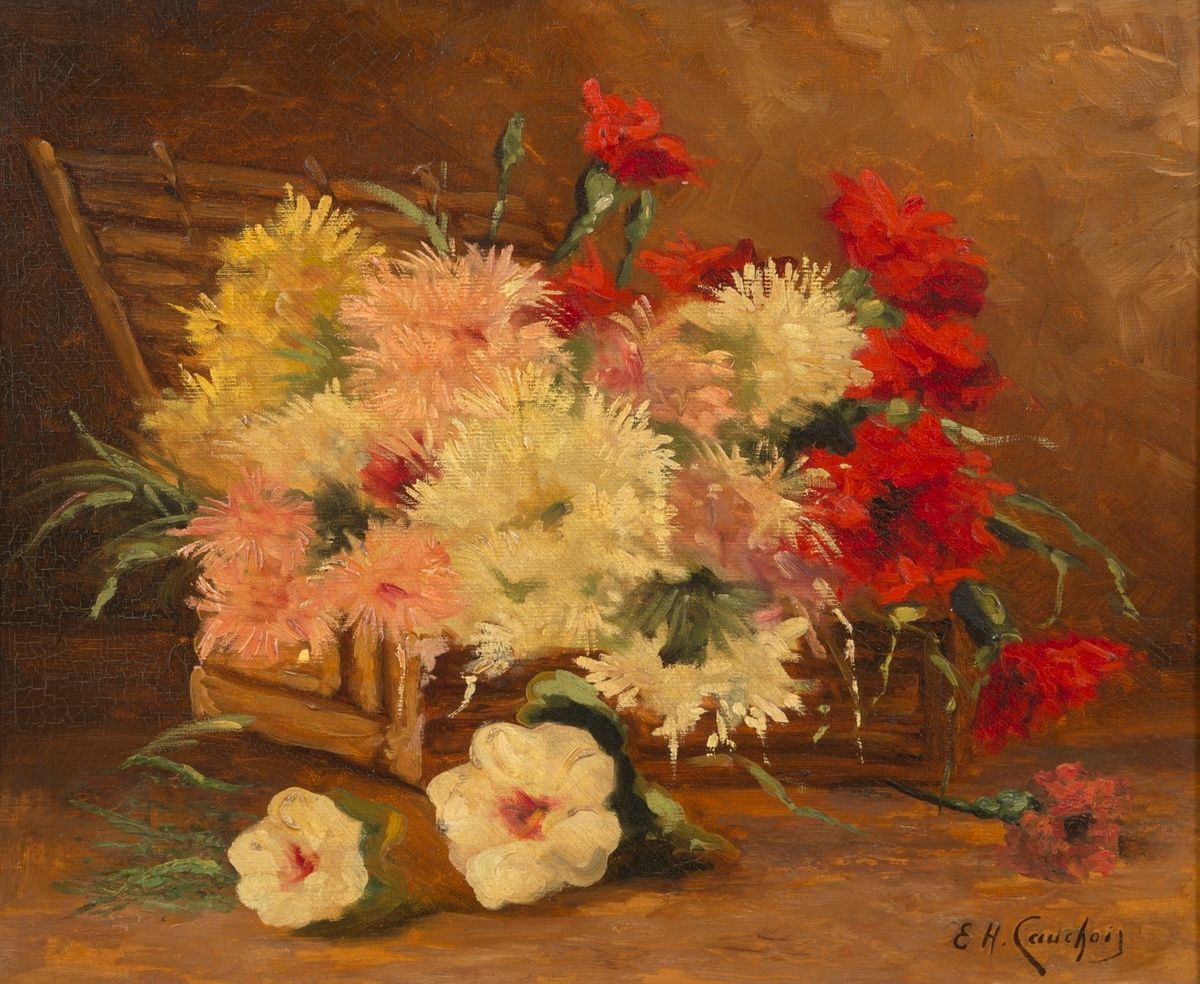 Null Ecole française, XIX-XXe siècle
Gerbe de fleurs
Huile sur toile
Porte une s&hellip;
