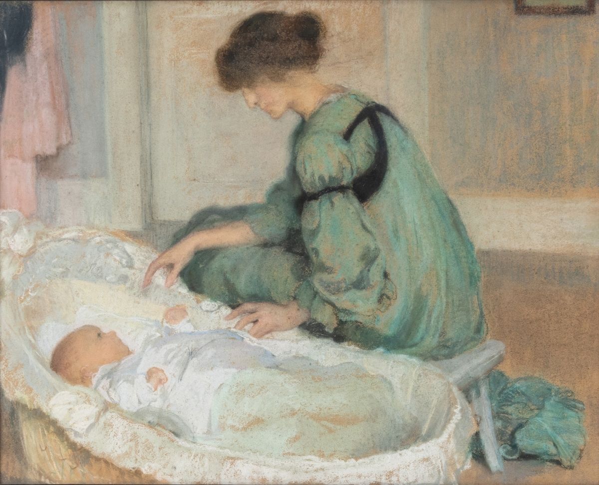 Null 
Frans VAN HOLDER (1881/82-1919)



Maternité


Pastel sur papier marouflé &hellip;