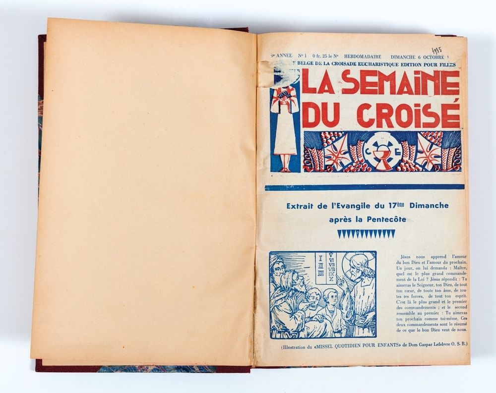 Croisé : 1935年10月6日至1936年9月27日，业余约束力。包括《乔乔的故事》的开头和吉杰的几个封面。状况非常好（前两页稍有缺失，日期用毛笔书写）&hellip;