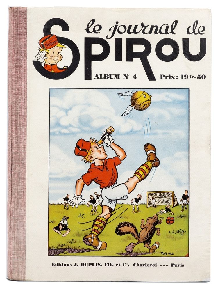 Spirou : Publisher's binding n°4. Very good condition.