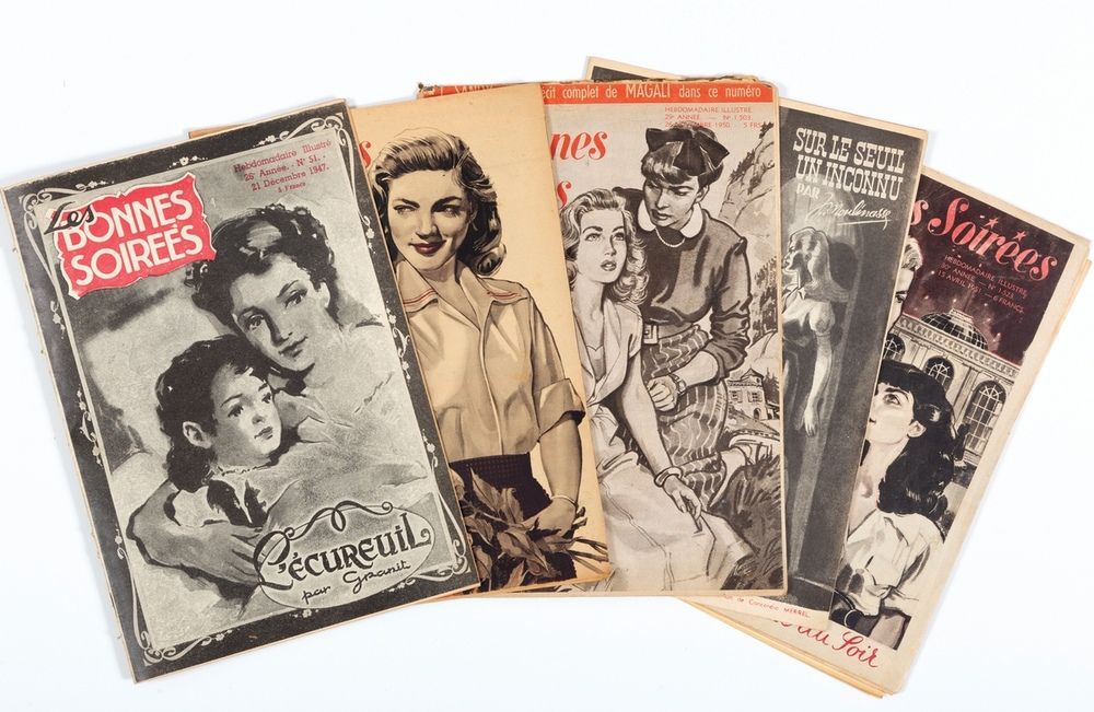 Bonnes soirées : Jijé, Franquin, Uderzo和Morris，一套26本1947年12月21日至1953年12月20日的杂志。网&hellip;