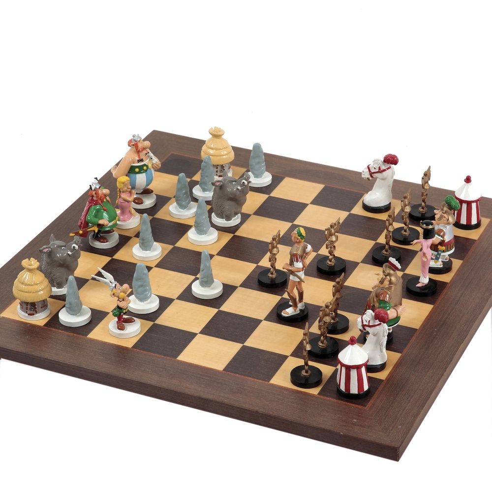 Uderzo : PIXI : Asterix and Obelix, the chess set (40509), 32 pieces, 1991, n°/2&hellip;