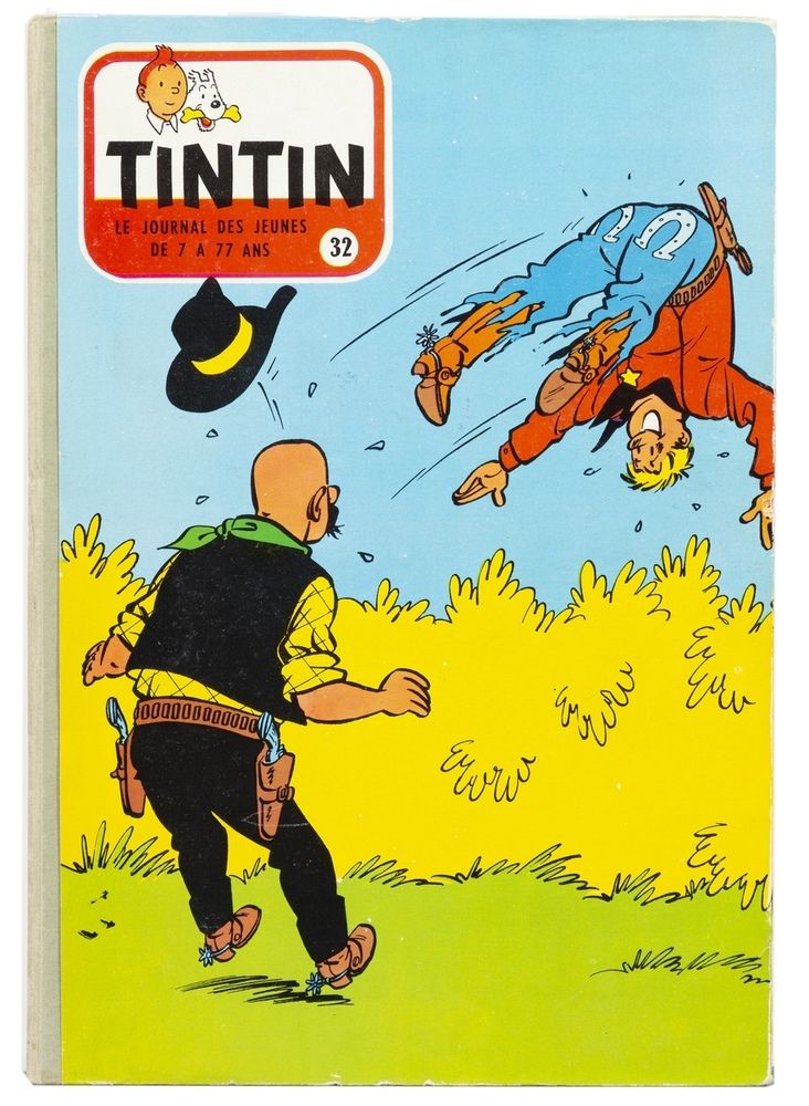 Tintin : Encuadernaciones del editor francés n°32 a 34. Conjunto de 3 coleccione&hellip;