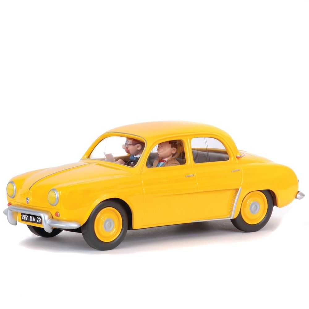 Tillieux : AROUTCHEFF : Gil Jourdan et Crouton dans la Renault Dauphine jaune (A&hellip;
