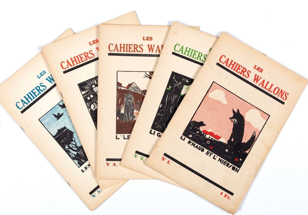 Cahiers Wallons : Ausgaben Nr. 1 (Januar 1937) bis 46 (Januar 1937), Nr. 2 und 7&hellip;
