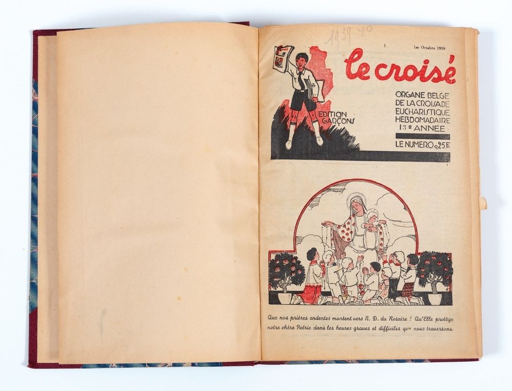 Croisé : 1939年10月1日至1940年5月12日的业余约束力。包括 "La Clé Hindoue "的套曲和吉杰的几个封面。非常好的条件/非常好的&hellip;