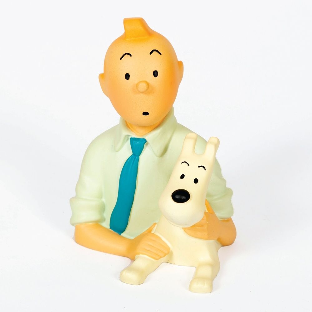 Hergé : PIXI REGOUT : Tintin, il piccolo busto camicia blu e cravatta (30006), L&hellip;