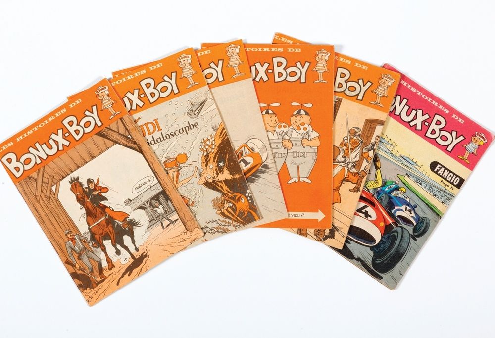 Bonux-Boy : Fascicoli da 13 a 16 e 18 del 1961. Contiene storie complete disegna&hellip;