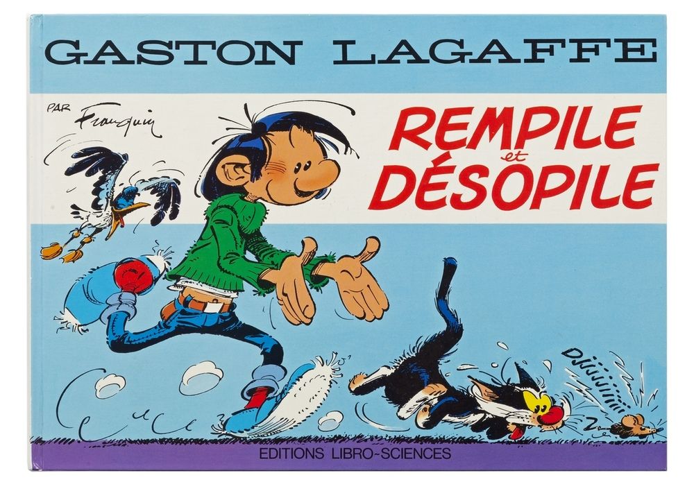 Gaston : Gaston rempile et désopile, tirage de luxe n°406/500 bien complet de sa&hellip;
