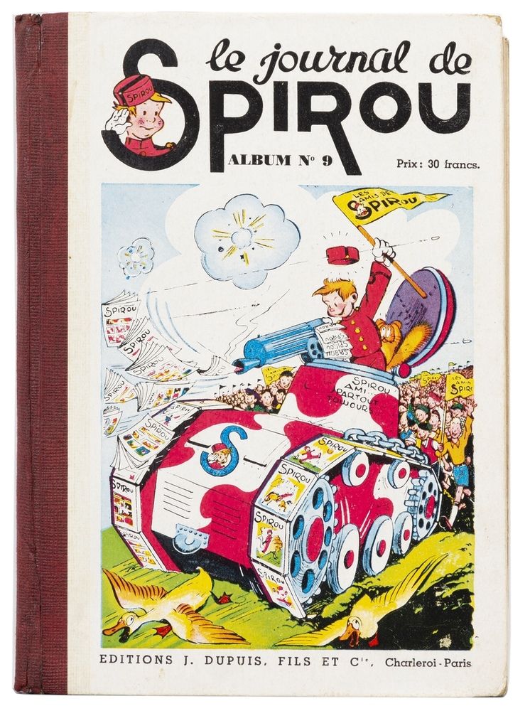 Spirou : Publisher's binding n°9. Very good condition / Very good condition.