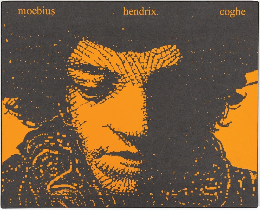 Moebius : Carpeta "Moebius - Hendrix - Coghe" n°140/500, firmada (Ed. Stardom, 1&hellip;