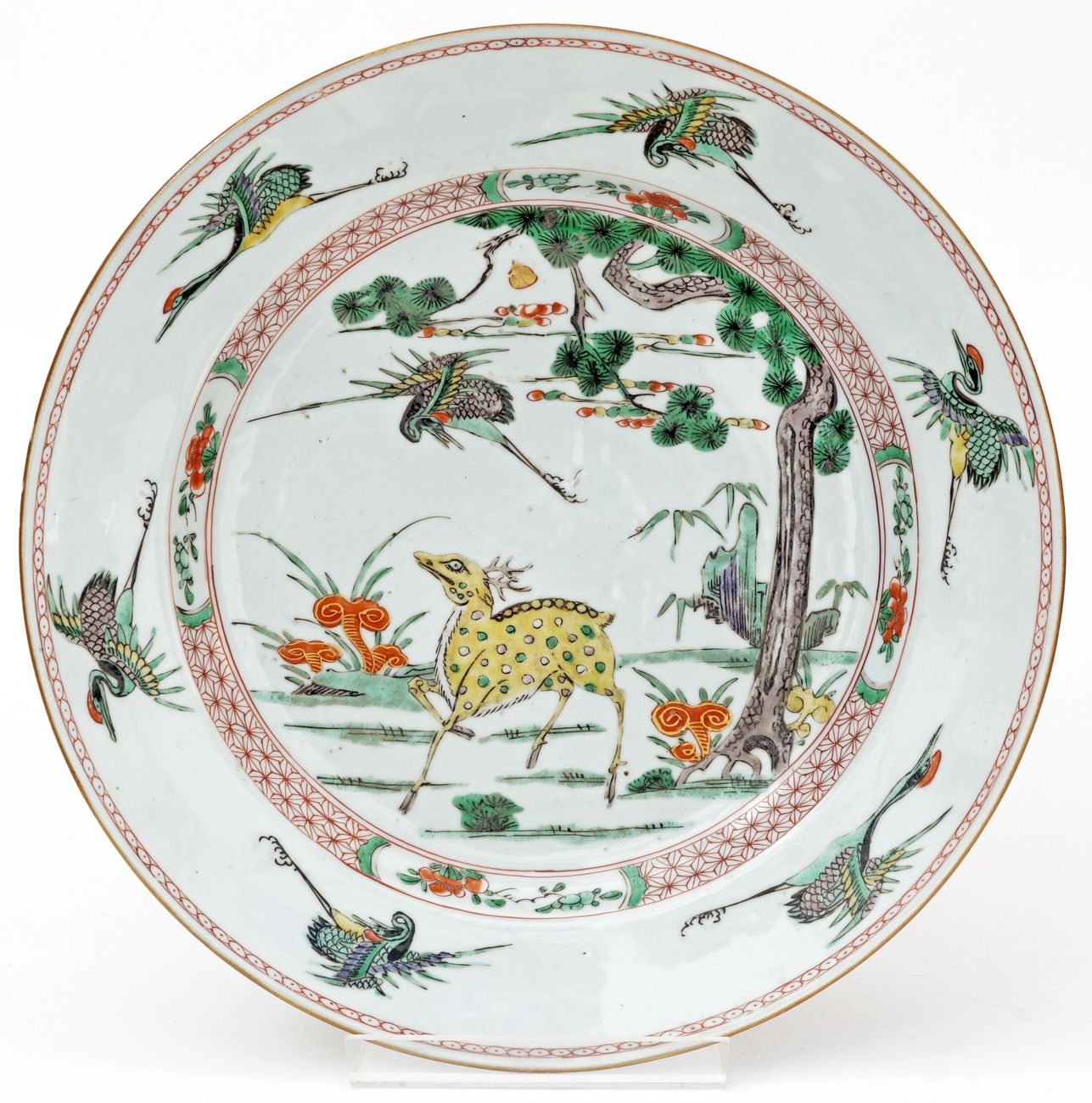 Null Chine, Epoque Kangxi (1662-1722)
Plat en porcelaine à décor en émaux de la &hellip;