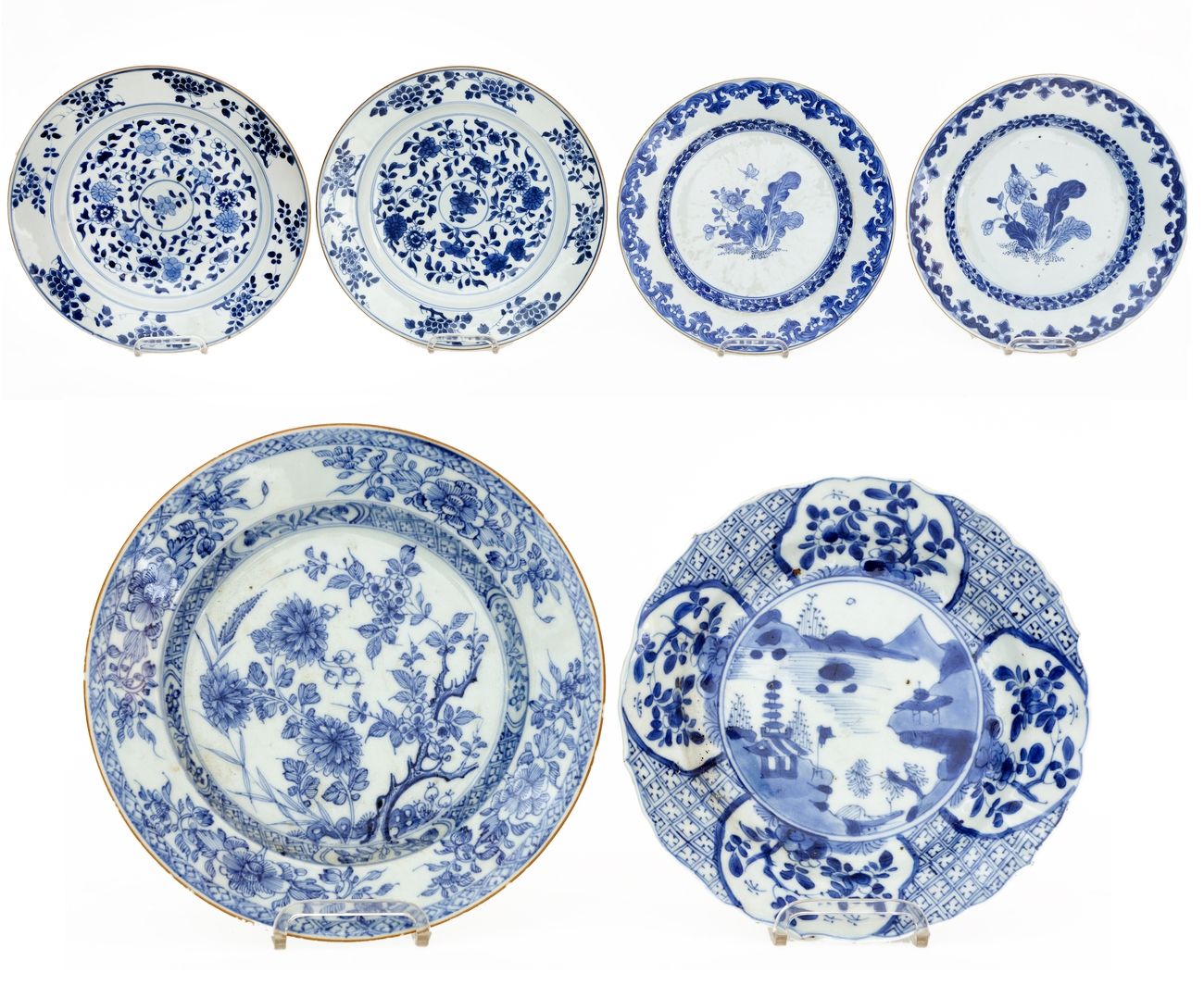 Null Cina, XVIII secolo
Lotto composto da due coppie di piatti, un piatto e una &hellip;