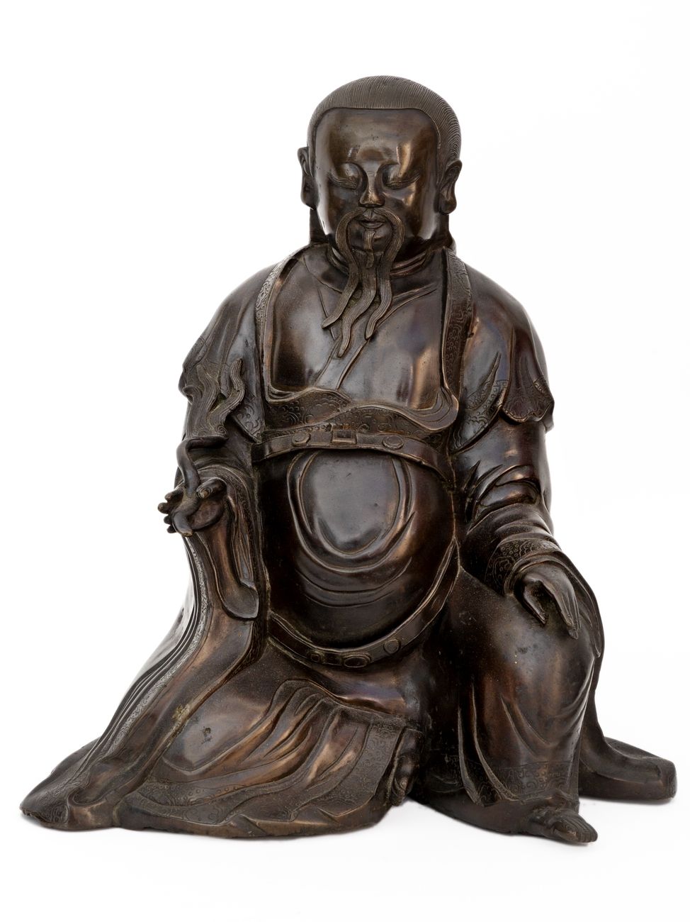 Null China, XVII-XVIIIth century
Important bronze sculpture representing a seate&hellip;