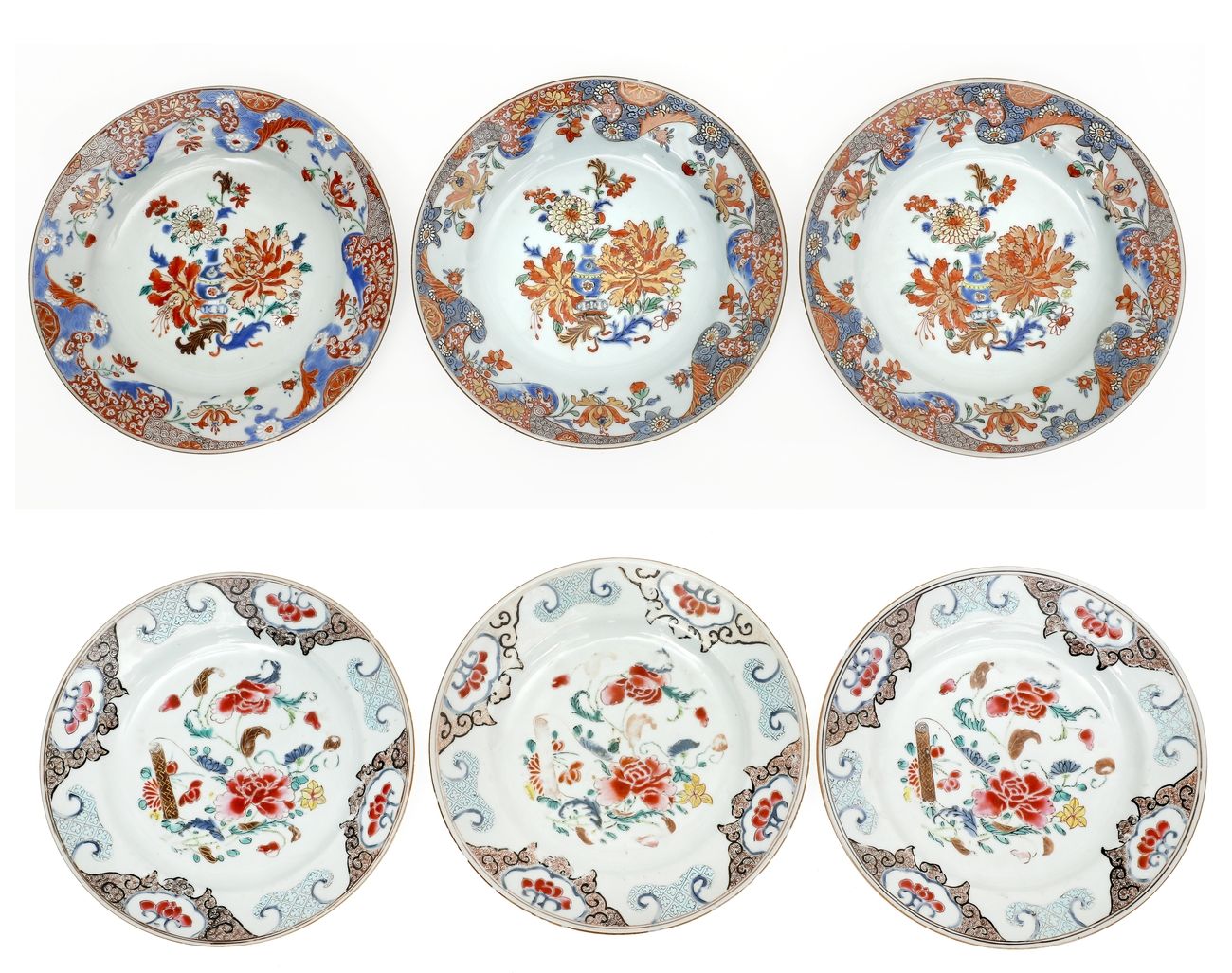 Null China, Qianlong period (1736-1795)
Lot comprising two sets of three porcela&hellip;