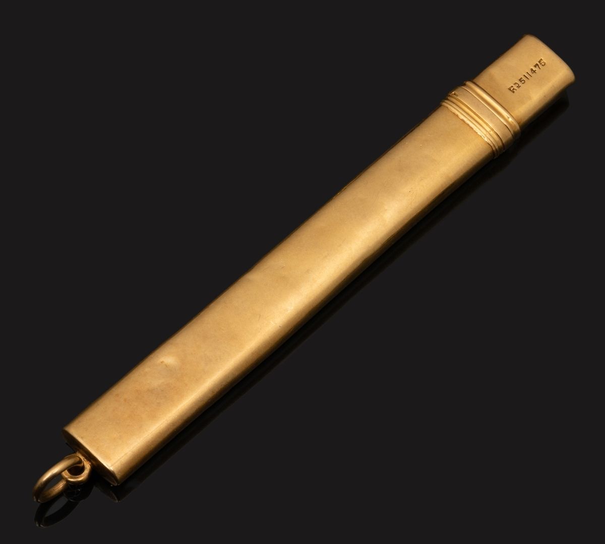 Null Pencil holder in yellow gold 18k (750 thousandths) with some dents. Pencil &hellip;