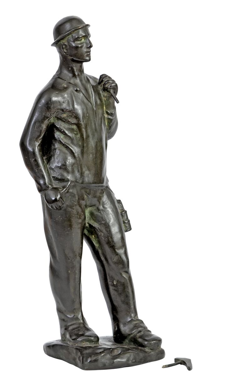 Null D'après Constantin Émile MEUNIER (1831-1905)
Mineur
Bronze à patine foncée &hellip;