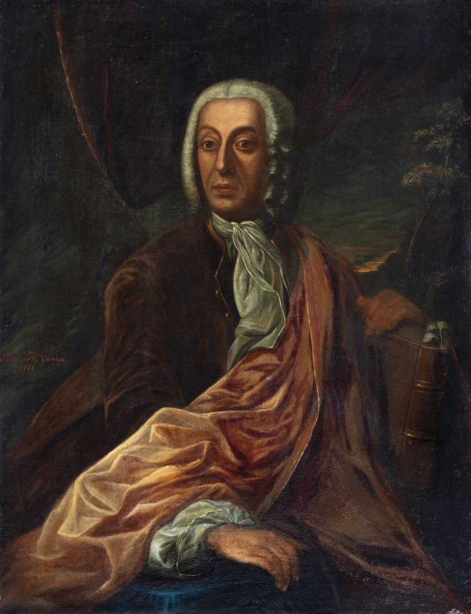 Null École liégeoise du XVIIIe siècle
Portrait de juriste 
Huile sur toile rento&hellip;