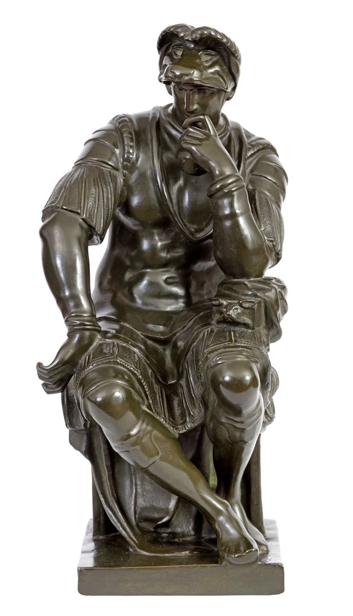 Null D’après Michel-Ange (1475-1564)
Laurent de Médicis
Bronze à patine vert fon&hellip;