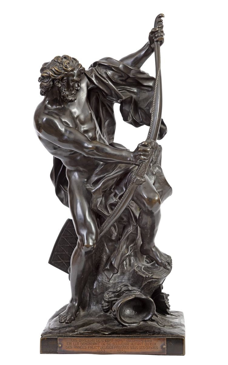 Null D’après Jacques BOUSSEAU (1681-1740)
Ulysse bandant son arc
Bronze à patine&hellip;