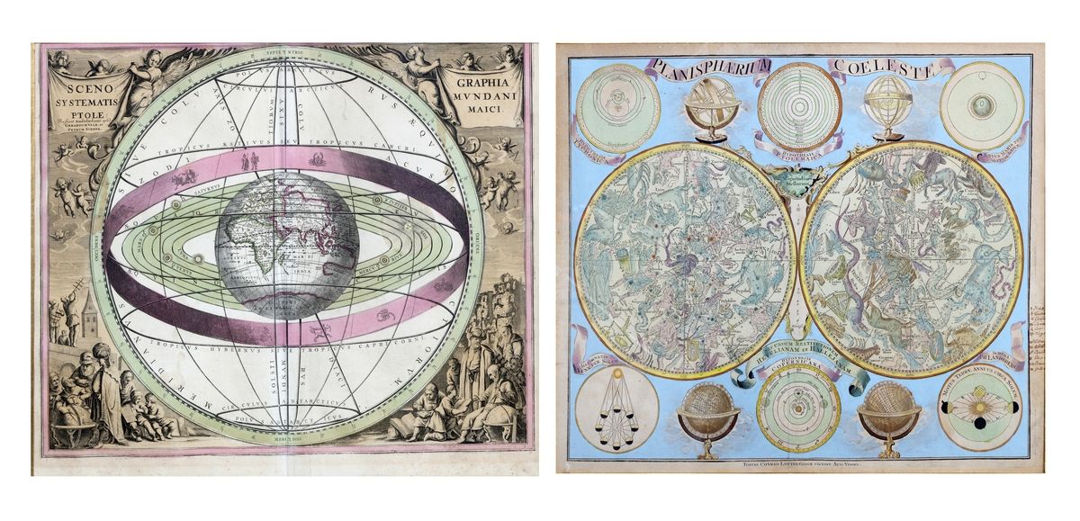 Null Scenographia systematis mundani Ptolemaici
publiée dans Andreas Cellarius, &hellip;