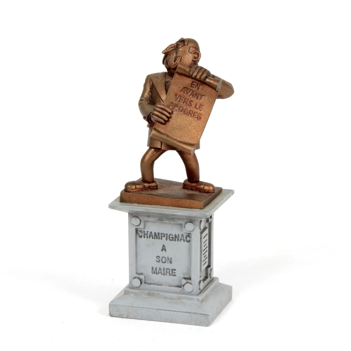 Franquin : IDEM : Spirou, the statue of the Mayor of Champignac, 1st version met&hellip;